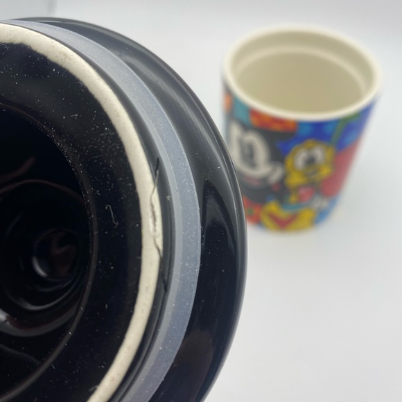 Enesco Disney by Britto Mickey Mouse and Pluto Candy Jar Canister, 6 Inch - Picture 5 of 5